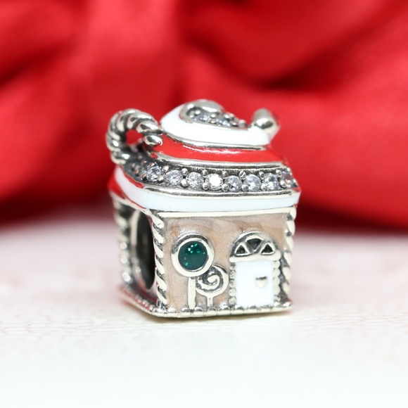 Pandora Sterling Silver Festive Gingerbread House Bead 792363C01 - Picture 8 of 8